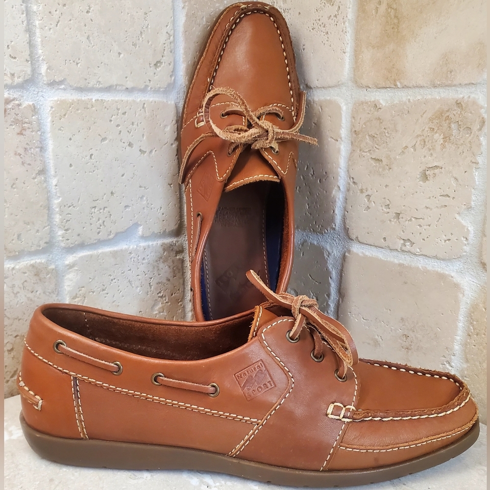 Brown Leather Women's Loafers